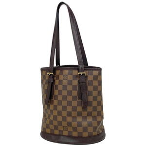 Louis Vuitton Mare Handbag Bucket Shoulder Bag Tote Damier Brown